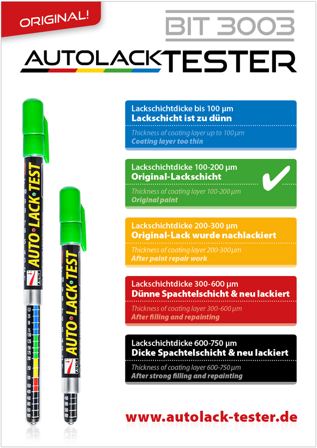 Autolack-Tester PRO - Autolacktester - magnetischer Lacktester - Das ,  35,00 €